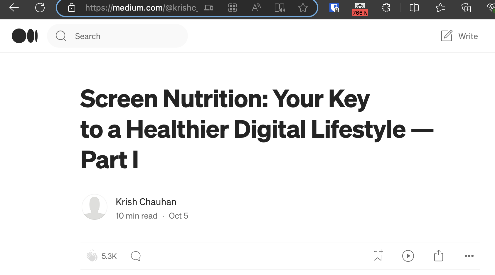 Screen Nutrition Labels article
